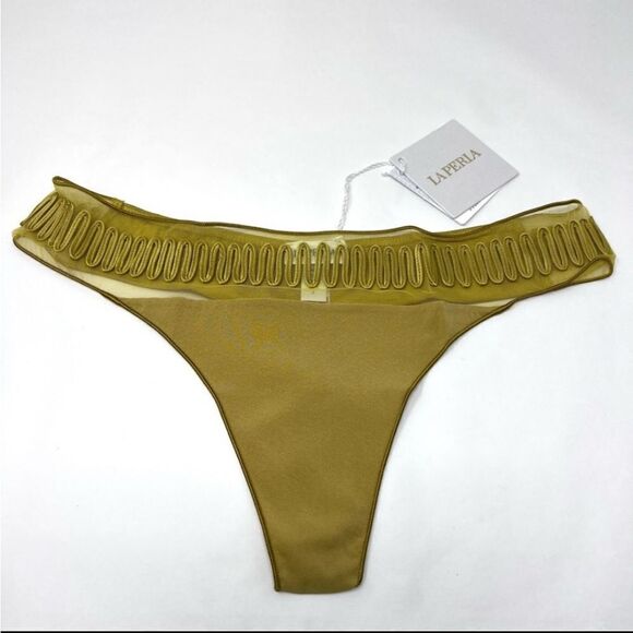 NWT LA PERLA GORGEOUS Silk Thong Panties PERFECT GIFT - Picture 2 of 11